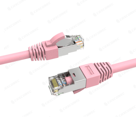 UL 인증 24 AWG Cat.6 U/FTP 패치 코드 PVC 핑크 색상 1M - UL 인증 24 AWG Cat.6 U/FTP 패치 코드.